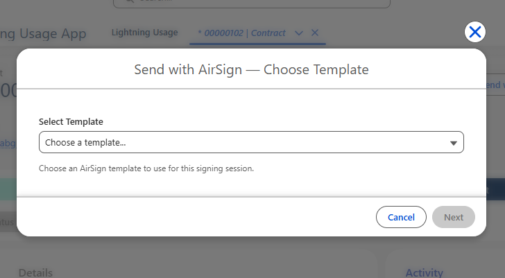 AirSign Salesforce Integration